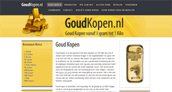 Desktop Screenshot of goudkopen.nl